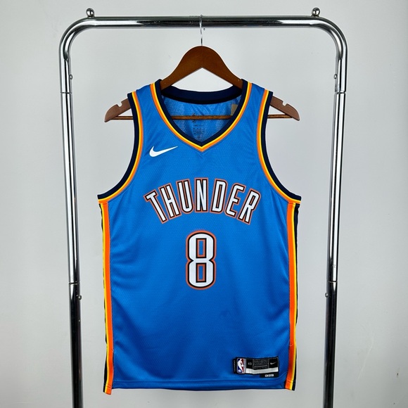 Oklahoma City Thunder Jalen Williams Nike Blue #8 Swingman Jersey